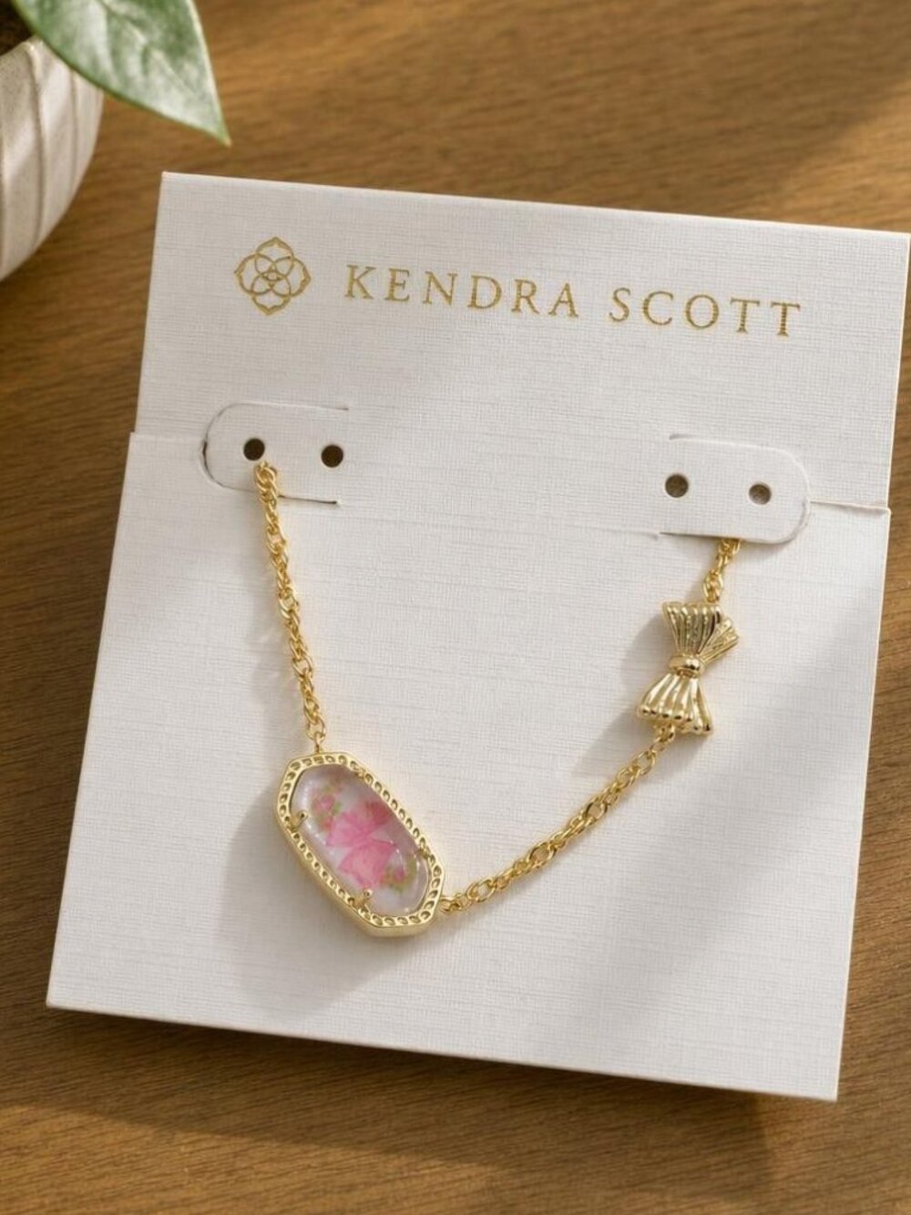 Kendra Scott Elisa Bow Gold Necklace